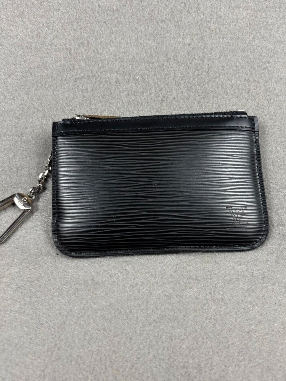 Louis Vuitton Black Epi Leather Key & Card Holder